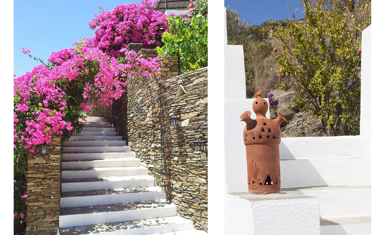 Η είσοδος του Ostria Studios στον Πλατύ Γιαλό της Σίφνου